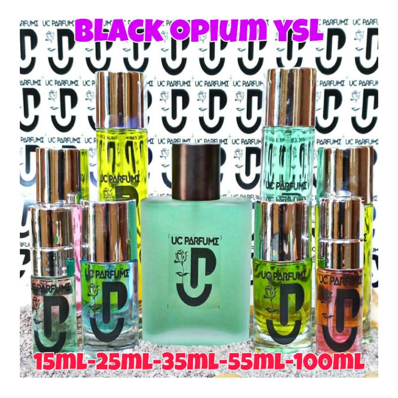 parfum pria/wanita BLACK OPIUM YSL non alkohol