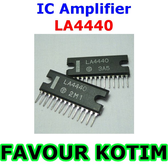 IC LA4440 STEREO AMPLIFIER CIRCUIT LA 4440 18 WATT FVKOTIM