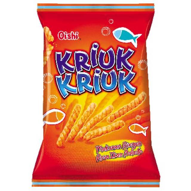 

oishi kriuk kriuk rasa ikan balado 65 gram