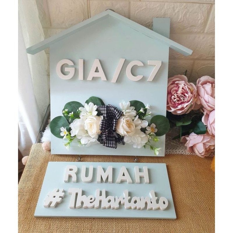 

papan alamat 2 rangkai