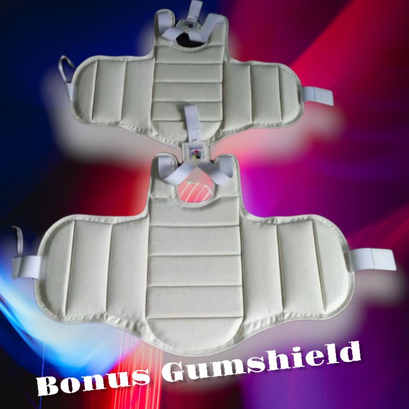 (Bonus Gum Shield) Body Protector Karate/ Pelindung Dada Karate