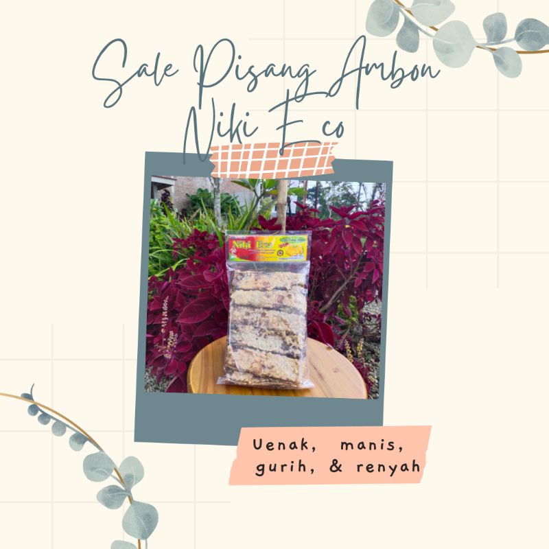 

SALE PISANG AMBON SALE RASA KEJU NIKI ECO SALE GORENG 250 gr