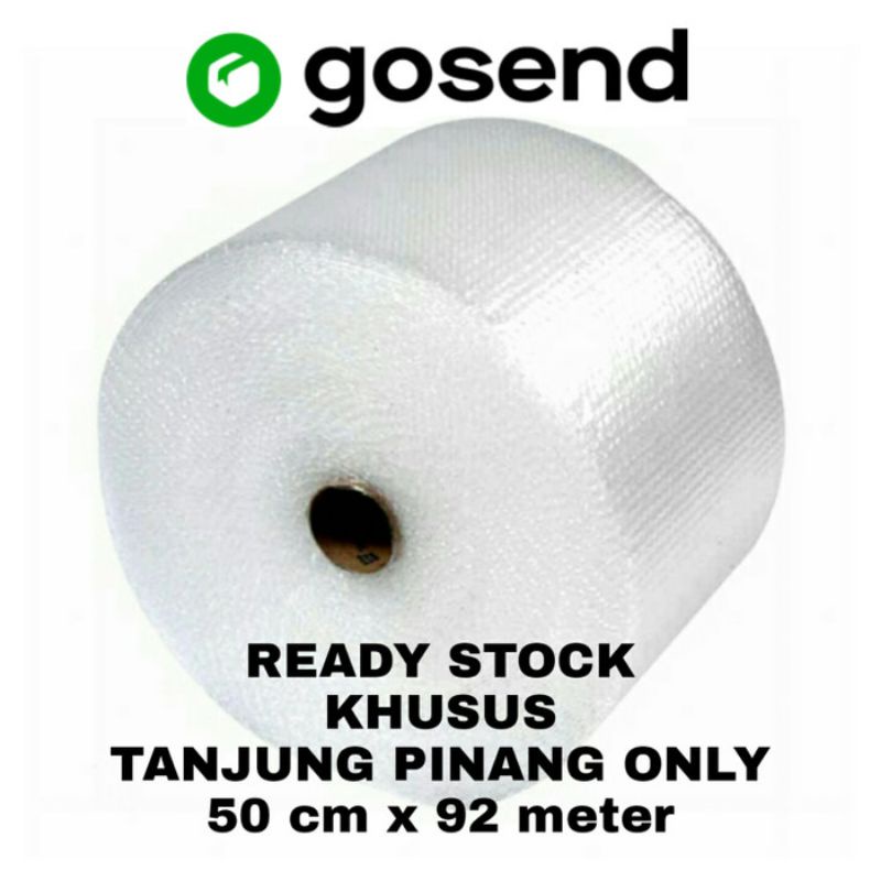 

Bubble Warp Gulung 50 cm x 92 Meter Gelembung Buble Wrap Roll