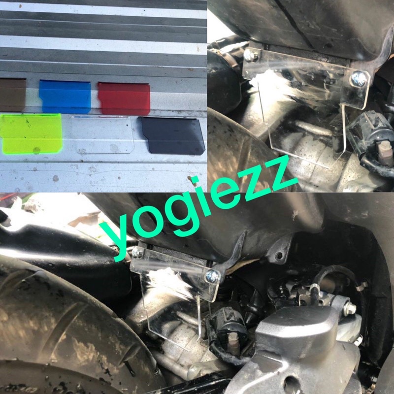 mudflap belakang yamaha aerox nmax lexi vario new old mudflap belakang penahan lumpur 3mm hugger