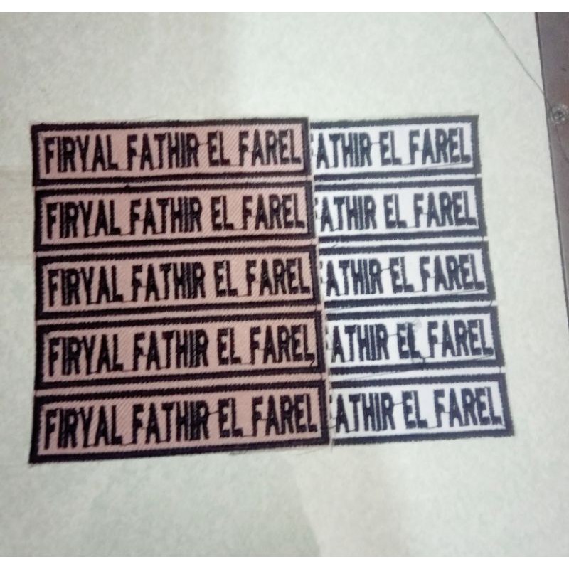 

Bordir Papan Nama Sekolah