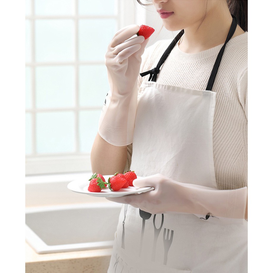 AR103 Sarung Tangan Karet Cuci Piring Dapur Rumah Tangga 