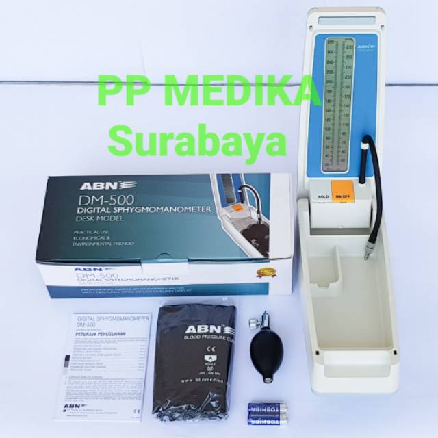 Original Tensimeter Semi Digital ABN DM-500 (Pengganti Tensimeter Air Raksa) Exp Baru