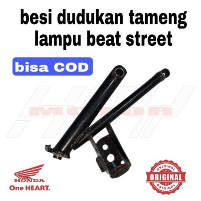 (B)besi dudukan tameng lampu beat street Original