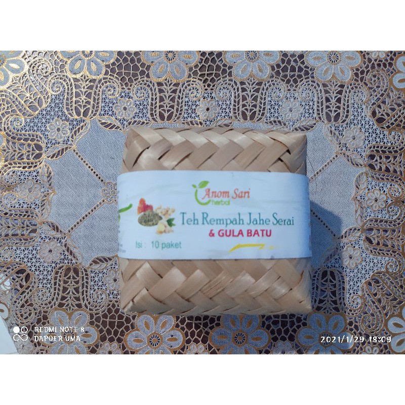 

Teh Jahe Serai "Anom Sari Herbal" - Besek Komplit