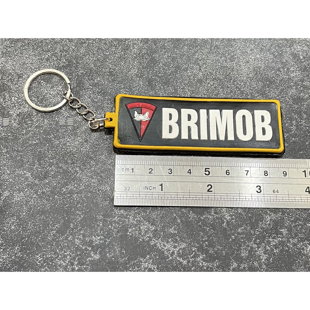 Gantungan Kunci Brimob (Tdr) | Keychain | Gantungan Kunci Karet Brimob