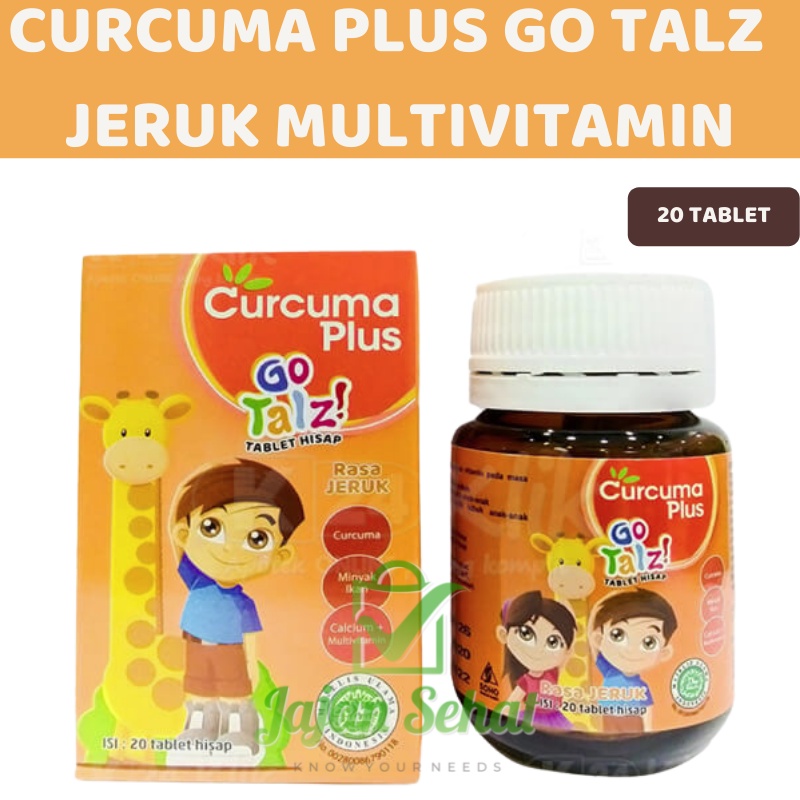 CURCUMA PLUS GO TALZ JERUK MULTIVITAMIN 20 TABLET