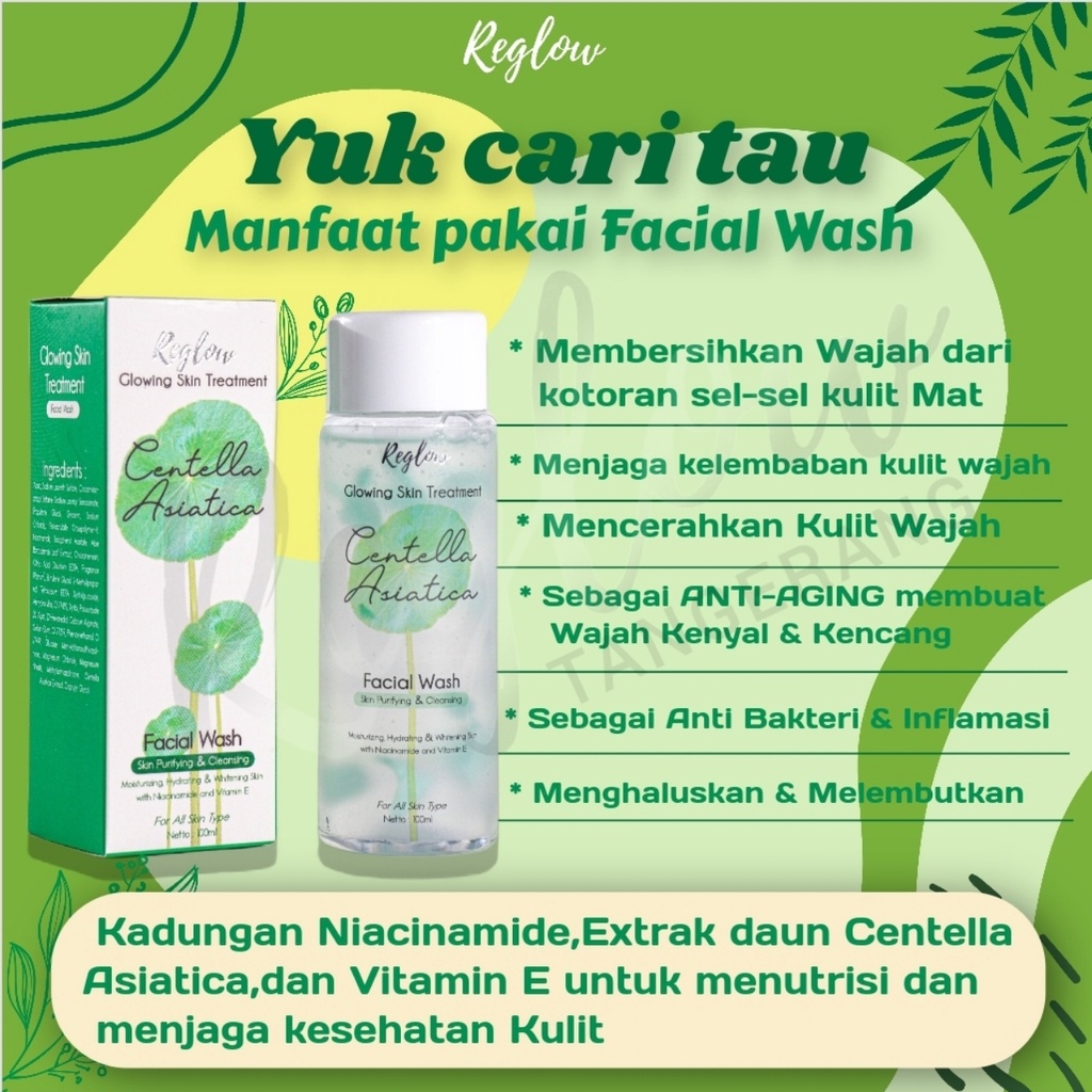 Reglow Paket Basic Skincare Perawatan Kulit Wajah Rutine BPOM 3 Item