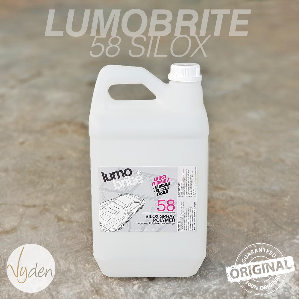 Pengkilap Mobil LUMOBRITE 58 Silox Spray Polymer 5000ml Galon Sealant Nano Coating Ceramic MURAH