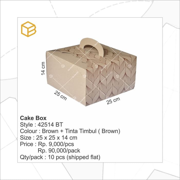 

Promo 42514 BTX | Cake Box/ Kotak / Dus / Multipurpose Box / Kotak kue / Box Limited