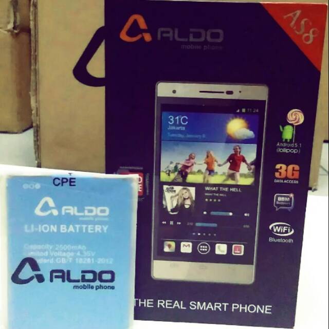 BATERAI HP ALDO AS 8 LEJEL