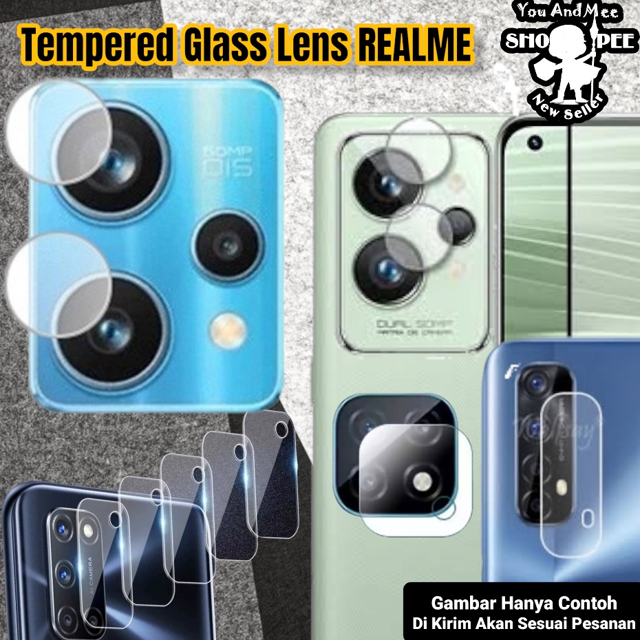 Tempered Lens CAMERA REALME C55 C33 C30 C30s C35 C31 C25 C25S C25Y C21 C21Y C20 C17 C15 C12 C11 C3 C2 Tempred Lensa Bening Clear Glossy/Temperd Glass Kamera/Pelindung Layar-Antigores Scratch Protecth Len/Anti Gores 1 Set KACA/Screen FOTO VIDEO Kamera HD