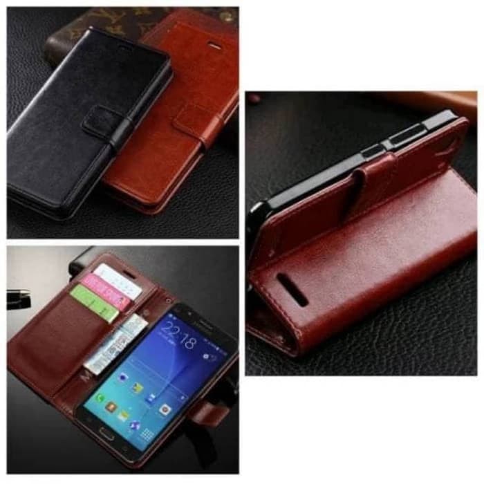 Case kulit flip wallet cover/ Sarung Dompet/ Redmi 8/8A/8APro