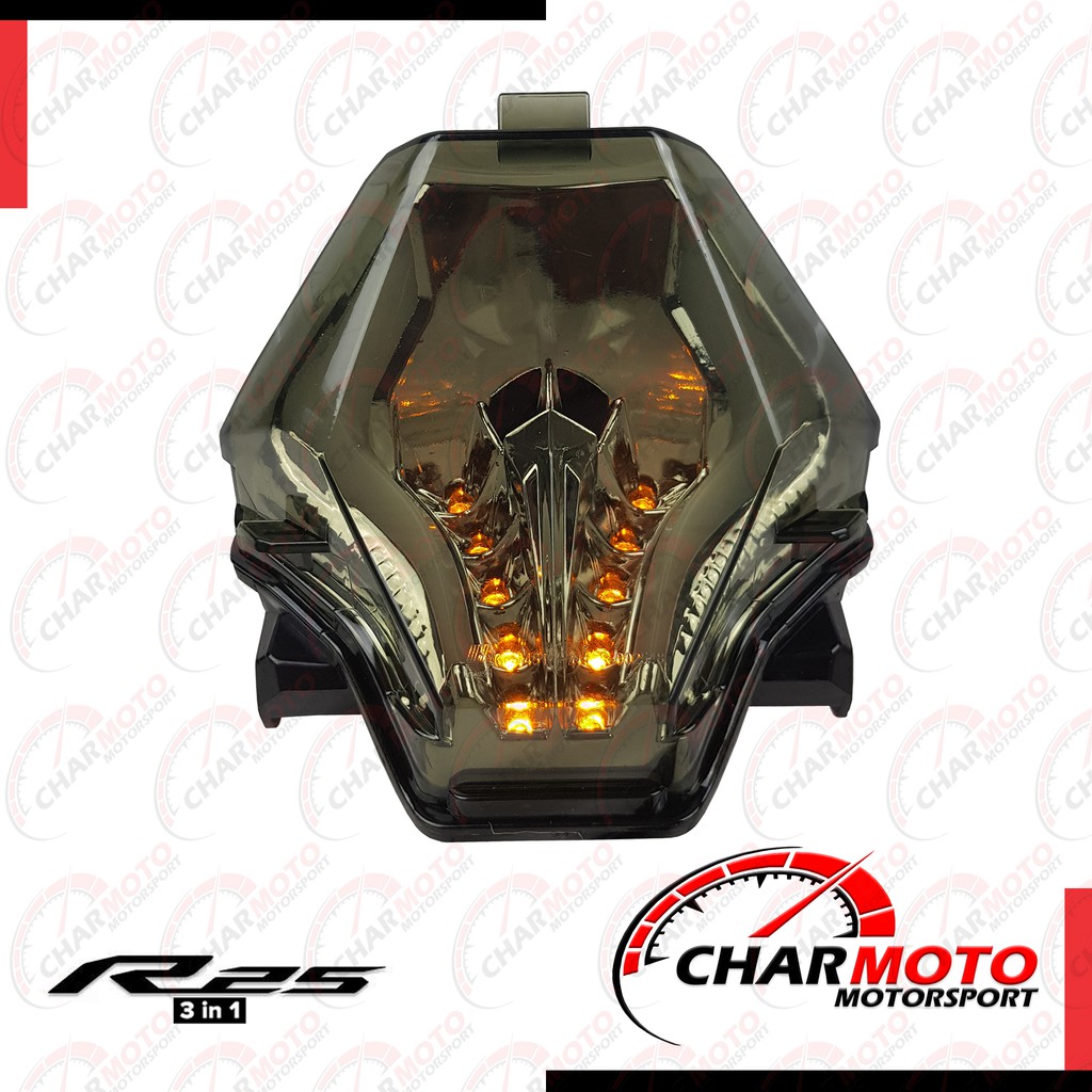 LAMPU BELAKANG STOP LAMP 3 IN 1 R25 - CHARMOTO