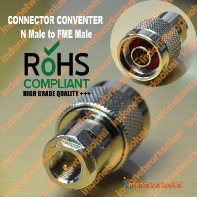 KONEKTOR CONNECTOR CONVERTER N M (MALE) to FME M (MALE)