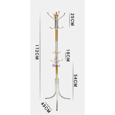 STAND HANGER STAINLESS WARNA KOMBINASI/GANTUNGAN TOPI