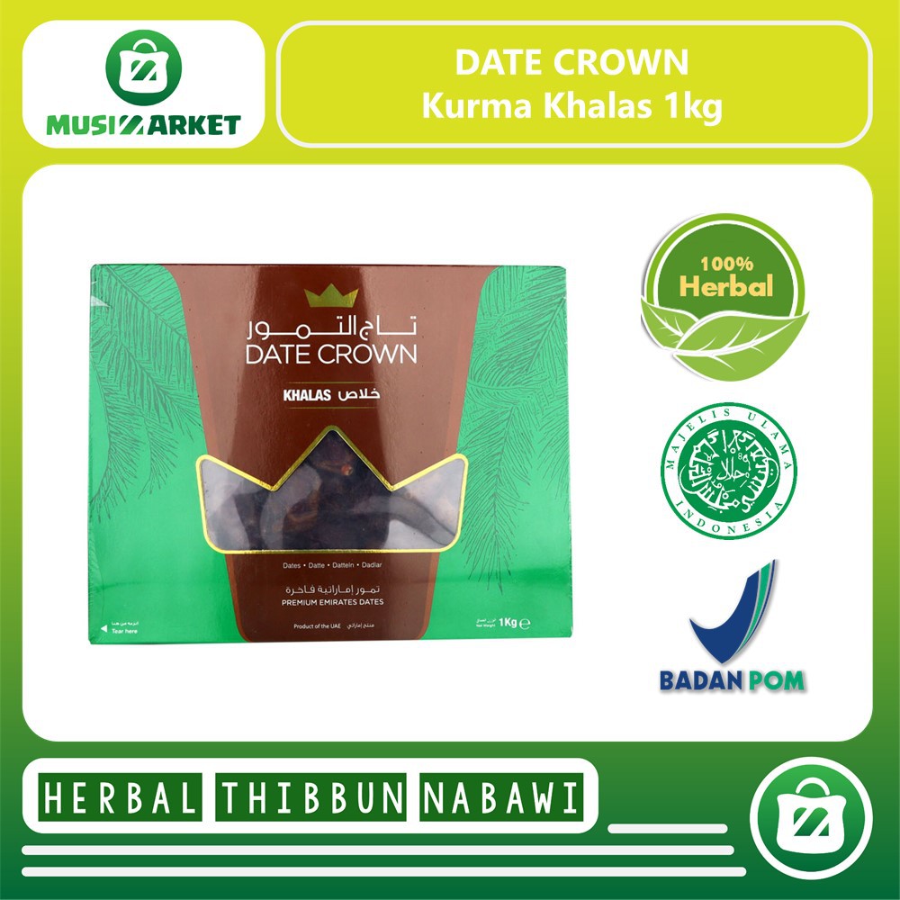 

MM DATECROWN KURMA KHALAS 1KG | OLEH OLEH HAJI & UMRAH