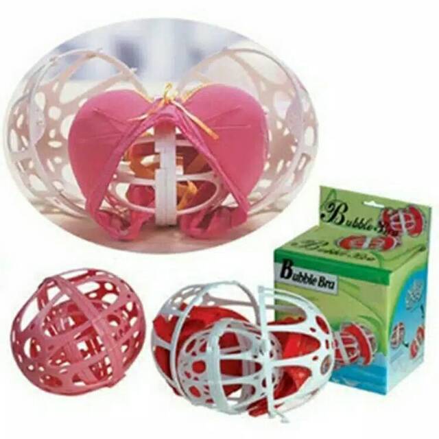 AR100 Bola Laundry Plastik Tempat Cuci Bh Bubble Bra Washer Saver Ball