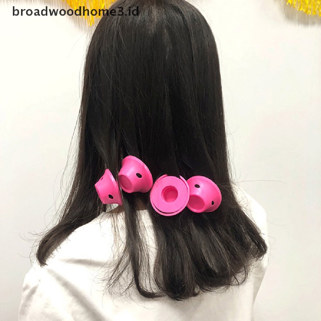 10pcs Rol Pengeriting Rambut Bahan Karet Silikon Lembut