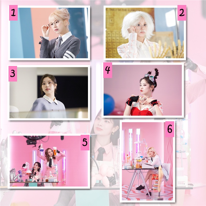 Poster dinding TWICE Scientist - Nayeon Jeongyeon Jihyo Dahyun Chaeyoung Momo Sana Mina Tzuyu