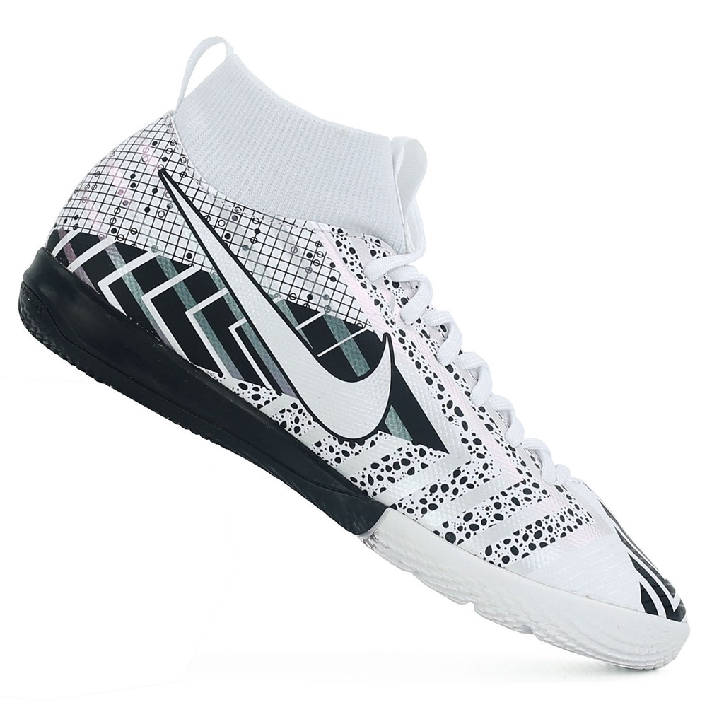 Sepatu Futsal Anak Nike JR Superfly 7 Academy MDS IC - Black White BQ5529-110 Original