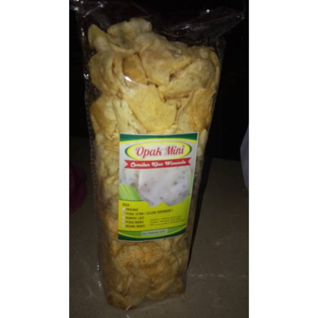 Opak mini khas Wonosobo rasa lezat gurih nagih banget