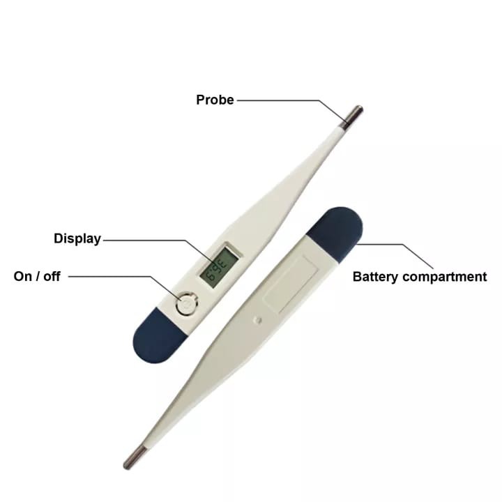 Thermometer Digital Alat Pengukur Suhu Badan Tubuh Bayi Baby Anak termometer mulut ukur ketiak anus BS