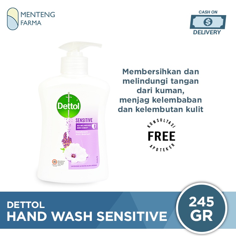 Dettol Handwash Sensitive - 245 ML