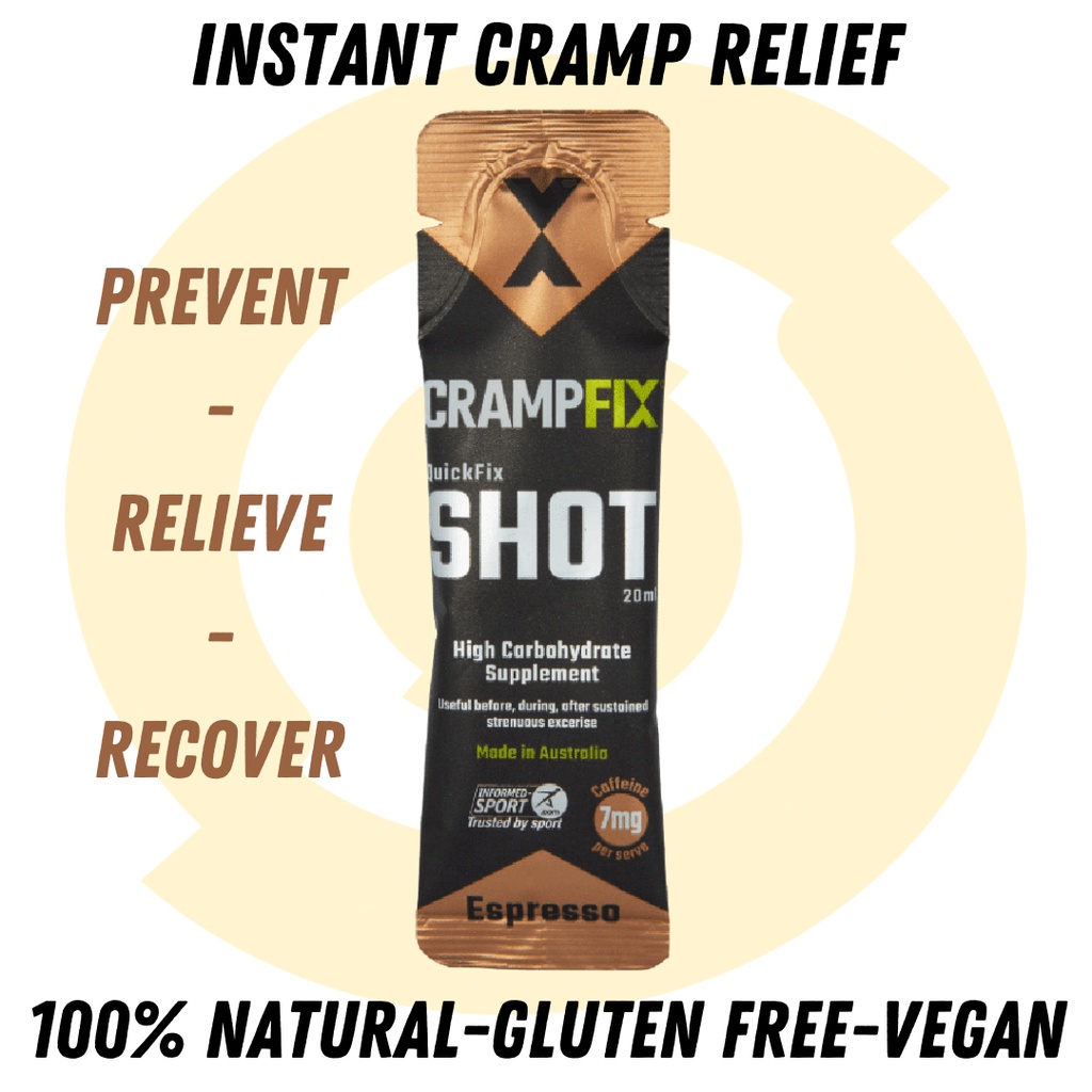 

Minuman Energy Drink Anti Kram CRAMPFIX QuickFix Shot Espresso 20ml