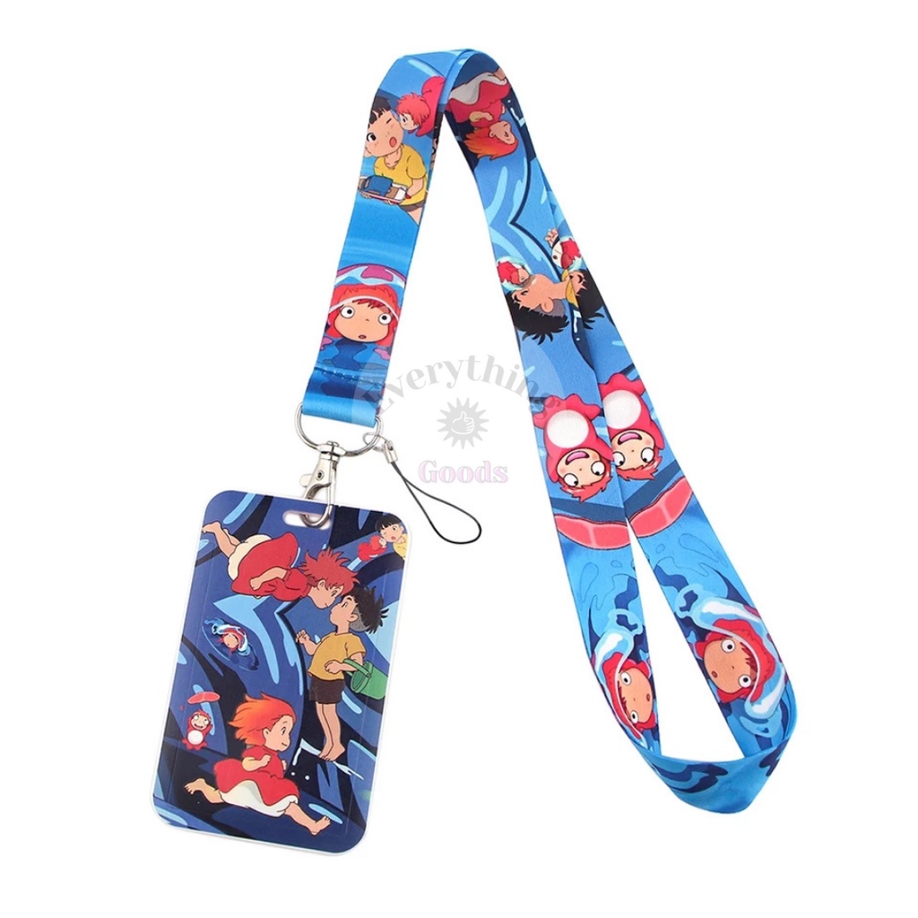 Everything Goods - BH000012 Ponyo Badge Holder ID Card Holder Name Tag Lucu (WITHOUT LANYARD)