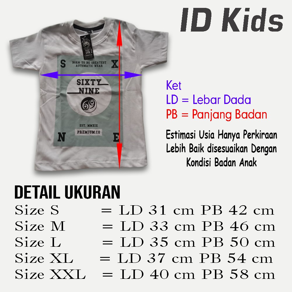 Kaos Anak Distro Putih Terbaru