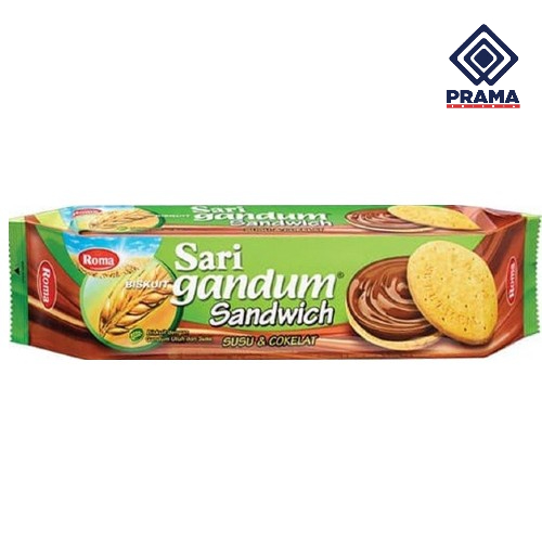 

ROMA SARI GANDUM SANDWICH CHOCO EGG 115GR