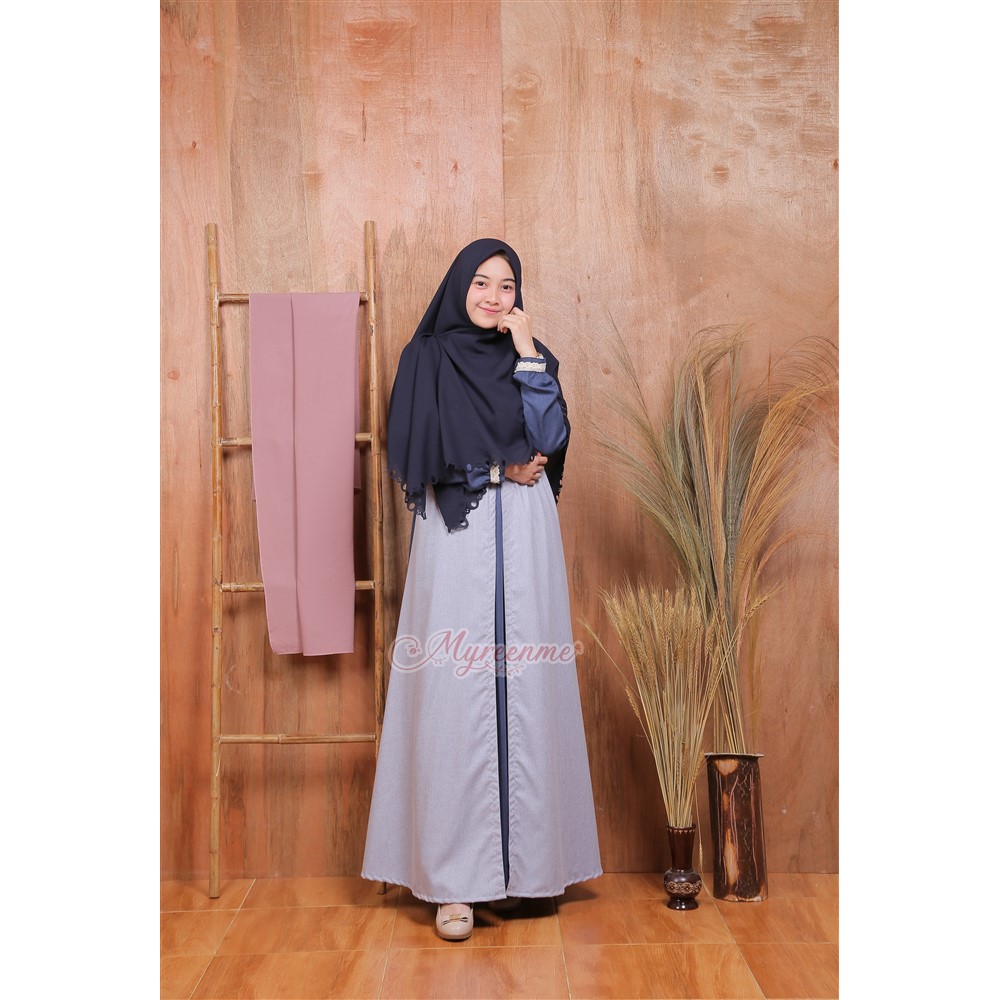 Gamis katun layer (Hana Dress)