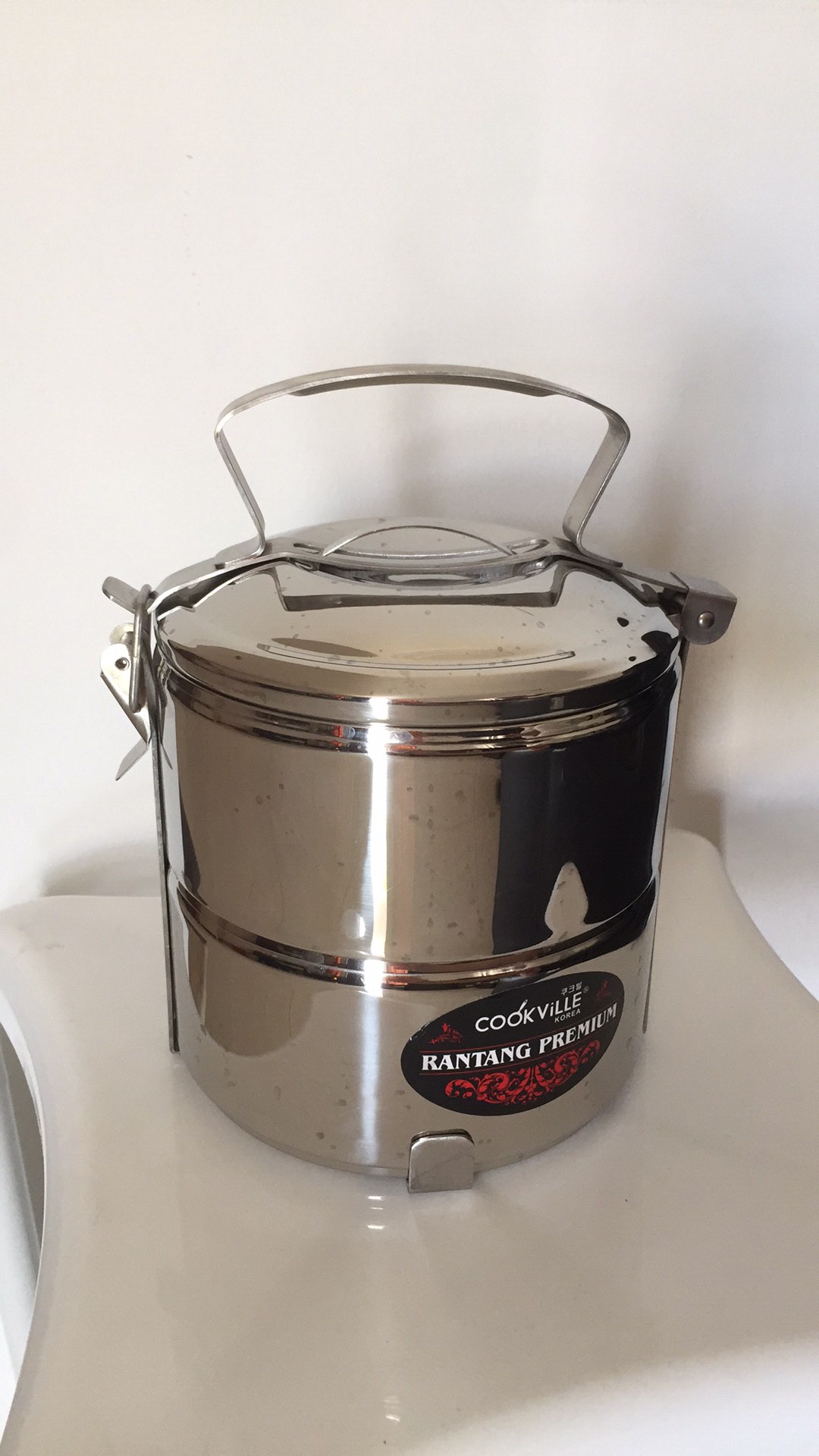 Rantang Stainless Steel Cookville 14cm Susun 2 (00233.00004)