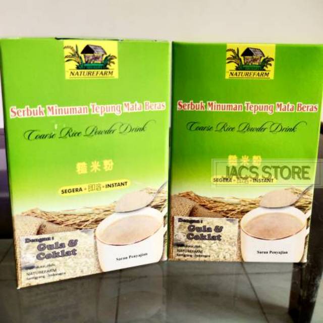 

TEPUNG MATA BERAS NATUREFARM CRP DRINK - COKLAT / JAHE / TEMULAWAK KUNYIT (300 gram)