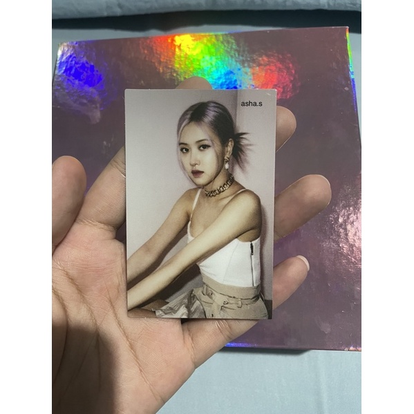 Rose Photocard The Album Blackpink
