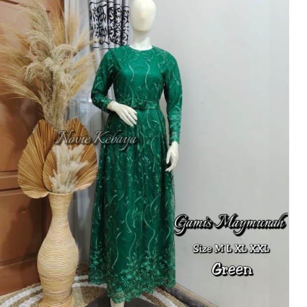 gamis cantik maymunah novie kebaya