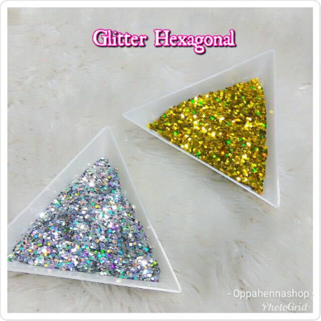 

Glitter Hexagonal