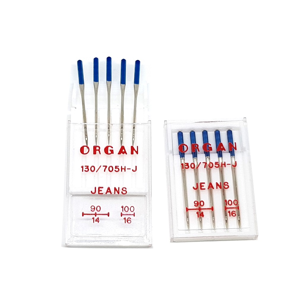 Jarum Mesin Jahit untuk Bahan JEANS - DENIM merk Organ Needles