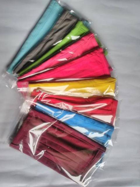 PILIH WARNA MASKER kain oxford lembut || kiiyoomii || kode : JGJ1