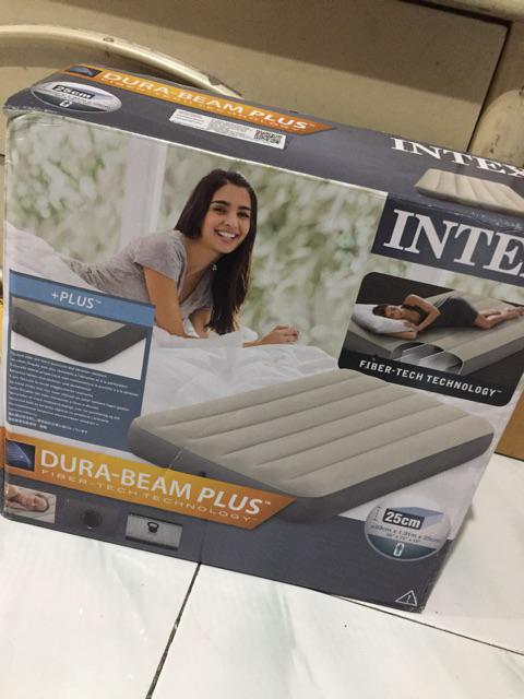 Intex 64707 ( 64101 ) - Kasur Angin High Quality - Intex Dura Beam Plus Twin