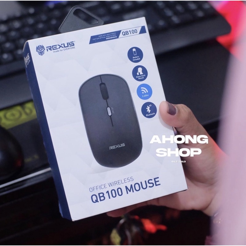 Mouse Wireless Rexus QB100