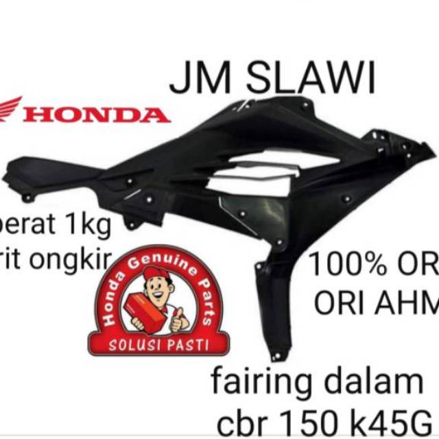 64330-K45-N40 cover fairing bagian dalam cowl inner harga 1pcs new cbr 150 k45G ori honda ahm