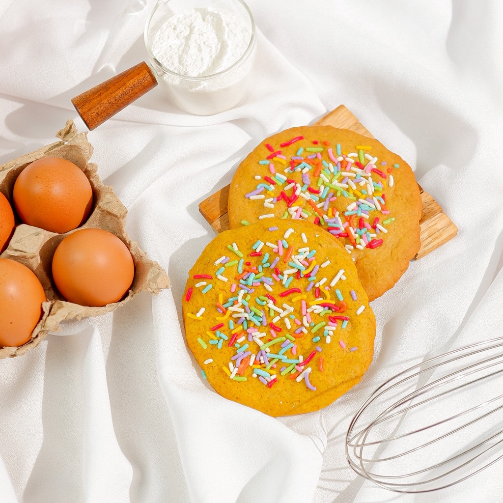 

Rainbow Nutella Cookies