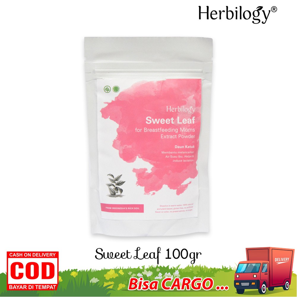 Herbilogy Extrak Daun Katuk Sweet Leaf Extract Powder 100g