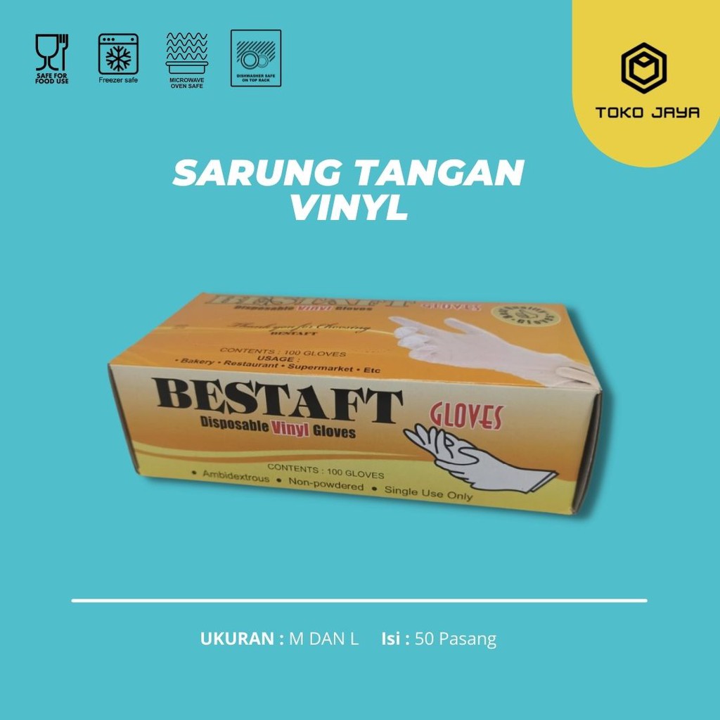 SARUNG TANGAN VINYL / SARUNG TANGAN KARET / SARUNG TANGAN RESTORAN / READY STOCK